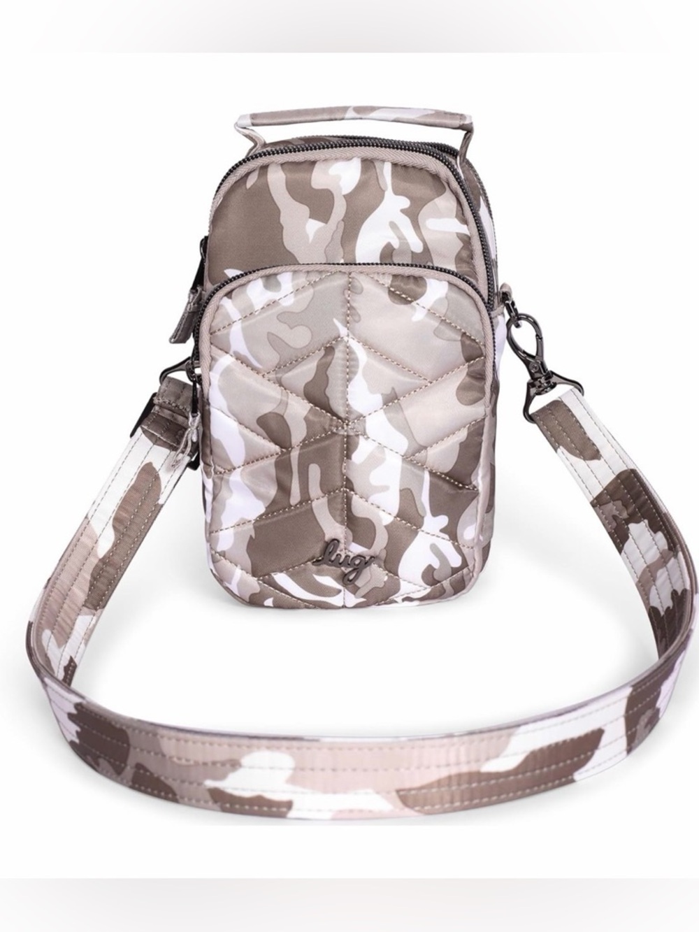 Lug Skeeter original Tan Taupe Camo Crossbody NWOT